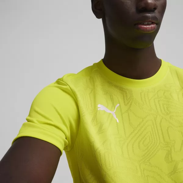  Moška funkcionalna majica PUMA TEAMFINAL TRAINING JERSEY 658557_30 ELECTRIC LIME/ ELEKTRIČNI APNO/PUMA SREBRO 