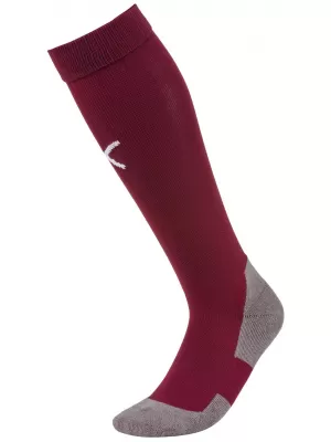 Nogometne nogavice PUMA TEAM LIGA SOCKS CORE 703441_09 CORDOVAN/ CORDOVAN/PUMA BELA