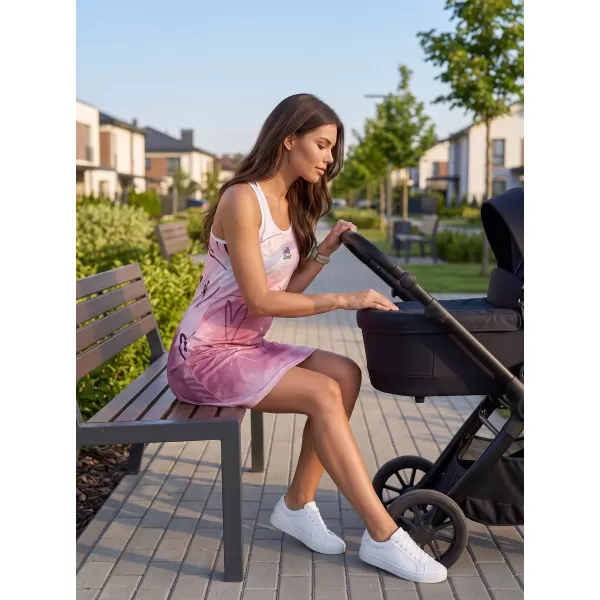  Ženska premium funkcionalna obleka ALTISPORT VOJ/ALW083SAT01 BELO ROZA 