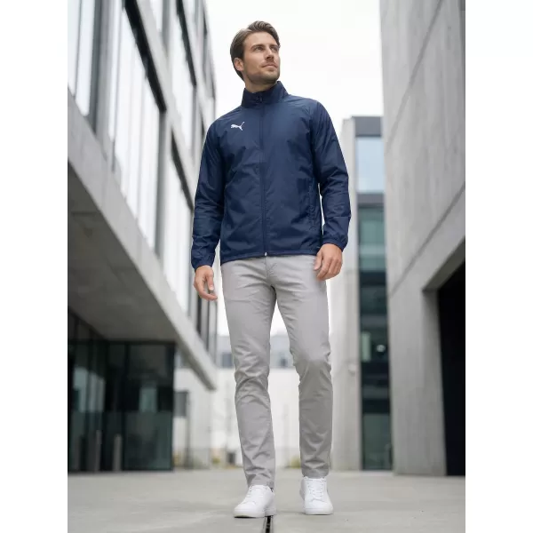  Jakna PUMA TEAMGOAL ALL WEATHER JACKET 659038_06 PUMA NAVY/PUMA WHITE 