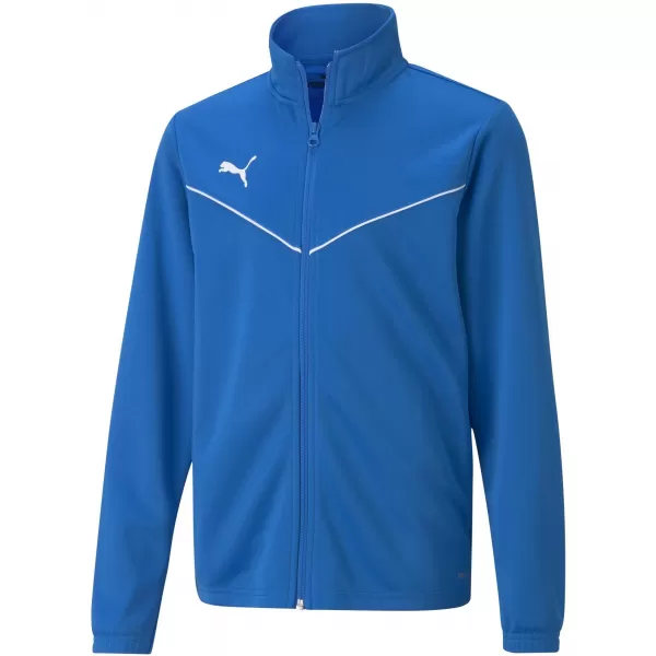  Jakna PUMA TEAMRISE TRG POLY JACKET JR 657393_02 ELEKTRIČNA MODRA LIMONADA 