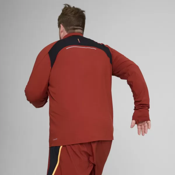  Srajca PUMA RUN CLOUDSPUN 1/4 ZIP 525781_63 MARS RDEČA 