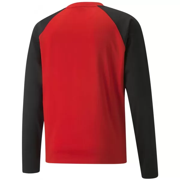  Moška jopica PUMA TEAMLIGA TRAINING SWEAT 657238_01 PUMA RDEČA/PUMA ČRNA 