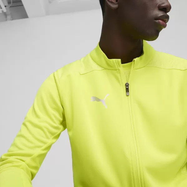  Jakna PUMA TEAMFINAL TRAINING JACKET 658554_30 ELECTRIC LIME/ ELEKTRIČNI APNO/PUMA SREBRO 