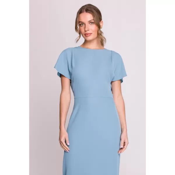  Obleka STYLOVE S398 NEBESNO MODRA 