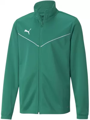 Jakna PUMA TEAMRISE TRG POLY JACKET JR 657393_05 PEPPER GREEN/ PEPPER ZELENA/PUMA BELA