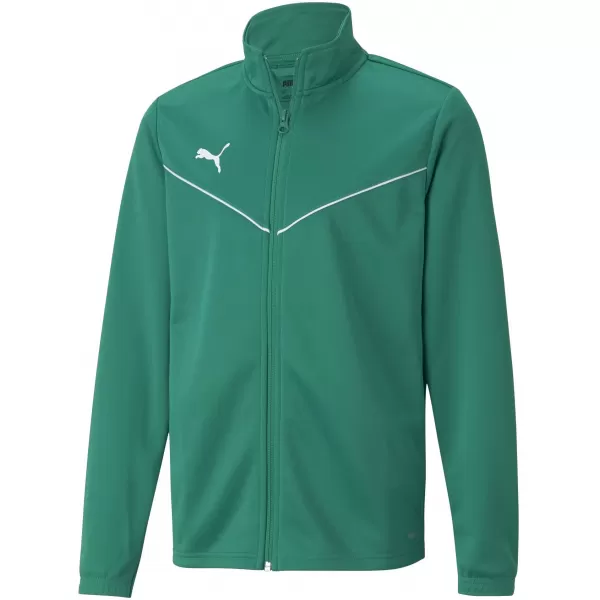  Jakna PUMA TEAMRISE TRG POLY JACKET JR 657393_05 PEPPER GREEN/ PEPPER ZELENA/PUMA BELA 