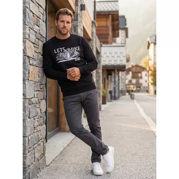  Moški pulover ALTISPORT ALM190406 ČRNA 