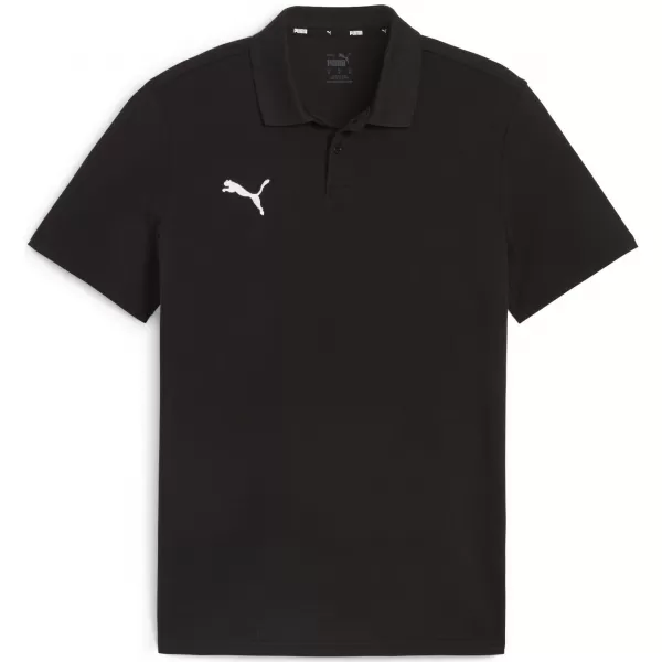  Moška T -majica z ovratnikom PUMA TEAMGOAL CASUALS POLO 658605_03 PUMA ČRNA/PUMA BELA 