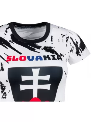 Ženska premium funkcionalna majica ALTISPORT VOJ/ALW036SL/TR01 ABSTRAKCIJA