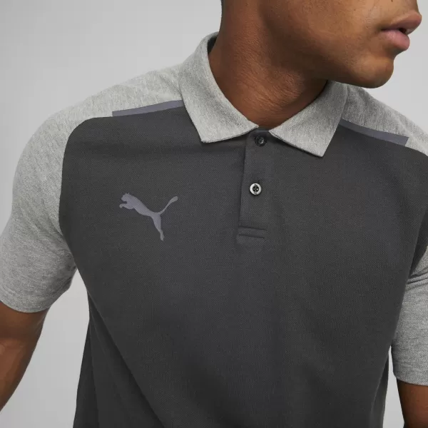  Moška T -majica z ovratnikom PUMA TEAMCUP CASUALS POLO 657991_03 PUMA ČRNA 