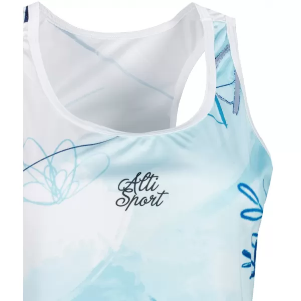  Ženska premium funkcionalna obleka ALTISPORT VOJ/ALW083SAT01 BELO MODRA 