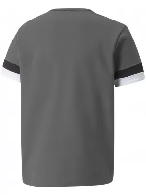 Otroški nogometni dres PUMA TEAMRISE JERSEY JR 704938_13 PREKAJEN BISER/ČRNA/BELA
