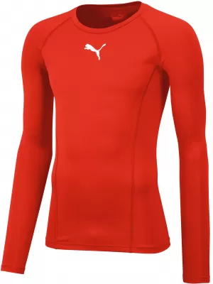 T -majica PUMA LIGA BASELAYER TEE LS JR 655921_01 PUMA RDEČA