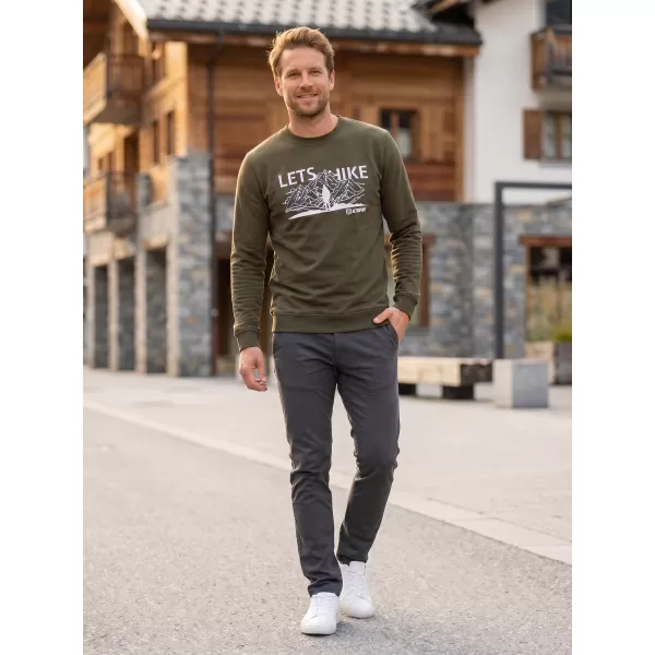  Moški pulover ALTISPORT ALM190406 VOJAŠKI 