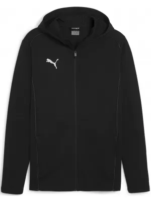 Jakna PUMA TEAMFINAL CASUALS HOODED JKT 658528_03 PUMA ČRNA/PUMA SREBRO