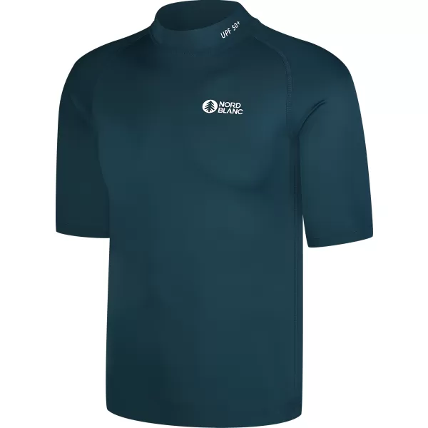  Moška majica z UV zaščito NORDBLANC MARINE NBSMF8089 TEMNO MODRA 
