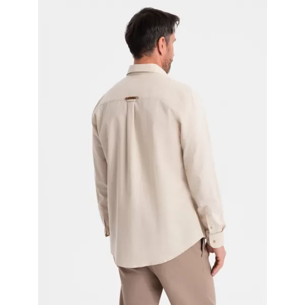  Srajca OMBRE OM-SHCS-0134 SMETANA 