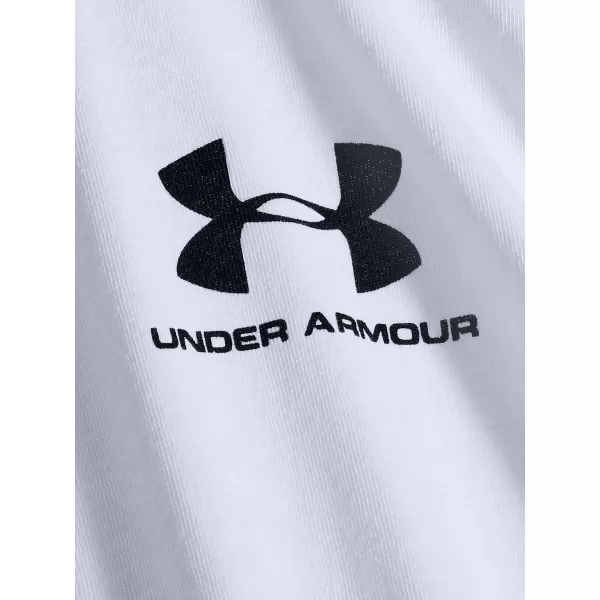 Moška majica s kratkimi rokavi UNDER ARMOUR SPORTSTYLE LEFT CHEST LS 1329585-100 BELA 