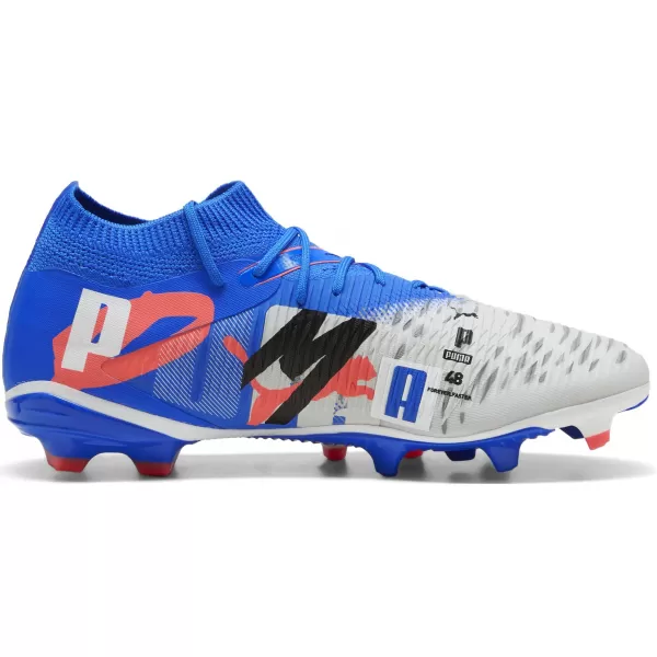  Škornji PUMA FUTURE 8 MATCH FOREVER FG/AG 108423_01 BELA/MODRA/SIVA/ČRNA/RDEČA 