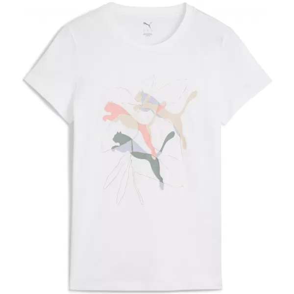  Srajca PUMA GRAPHICS BRANDED LEAF TEE 685082_02 PUMA BELA 