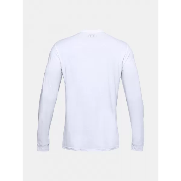  Moška majica s kratkimi rokavi UNDER ARMOUR SPORTSTYLE LEFT CHEST LS 1329585-100 BELA 