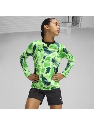 Otroški dres PUMA TEAMTARGET GK LS JERSEY JR 706521_20 FIZZY LIME / FIZZY LIME / PUMA ČRNA