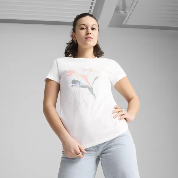  Srajca PUMA GRAPHICS BRANDED LEAF TEE 685082_02 PUMA BELA 