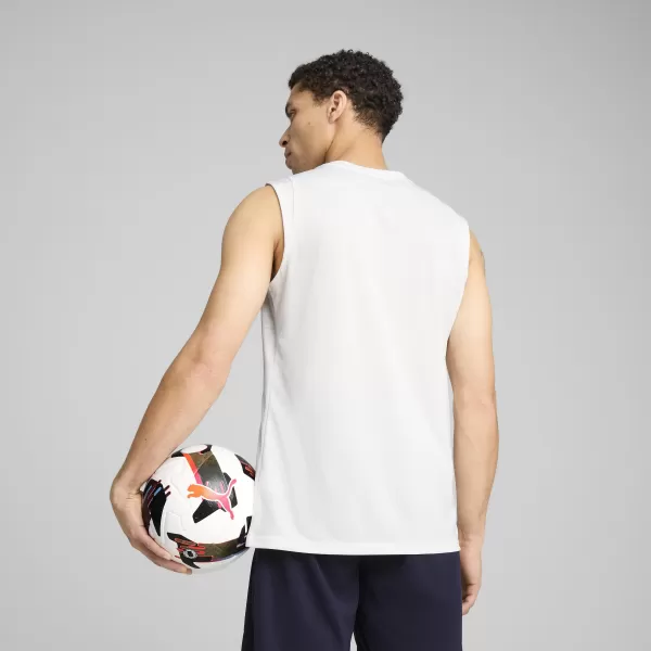  Moški dres PUMA TEAMCUP TRAINING SL JERSEY 659168_04 PUMA WHITE/PUMA SILVER 