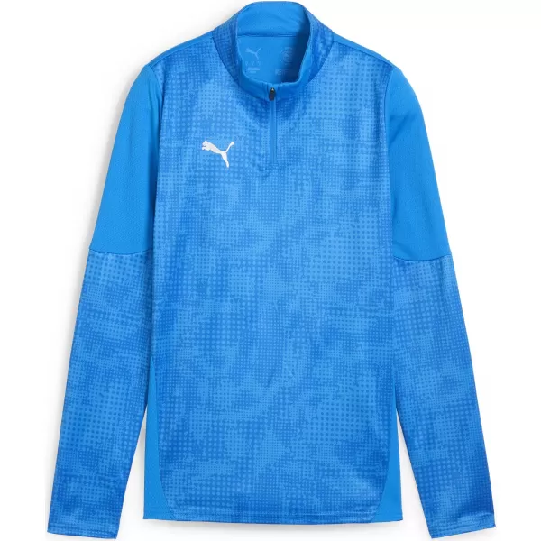  Ženska jakna PUMA TEAMCUP TRAINING 1/4 ZIP TOP 659173_02 ELECTRO ROYAL/ ELECTRO ROYAL/PUMA SILVER 