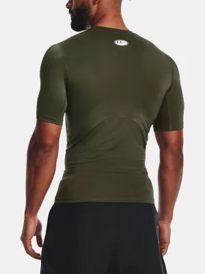 Moška majica s kratkimi rokavi UNDER ARMOUR HG ARMOUR COMP SS 1361518-390 ZELENA