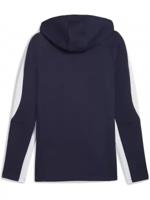 Moška jopica PUMA TEAMEVOSTRIPE HOODY 659954_06 PUMA NAVY/PUMA SILVER