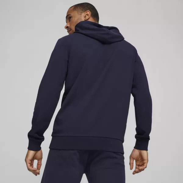  Moška jopica PUMA TEAMGOAL CASUALS HOODY 658618_06 PUMA NAVY/PUMA WHITE 