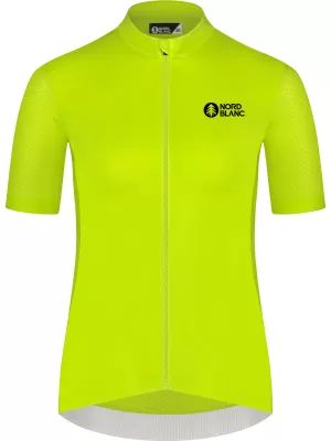 Ženski kolesarski dres NORDBLANC MILE NBSLF8216 JANTAR