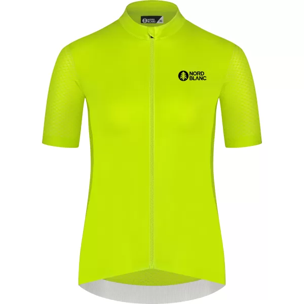  Ženski kolesarski dres NORDBLANC MILE NBSLF8216 JANTAR 