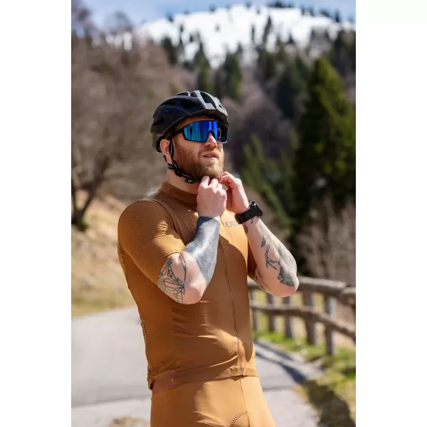  Moški kolesarski dres NORDBLANC WONDERMENT NBSMF8215 RJAVA 