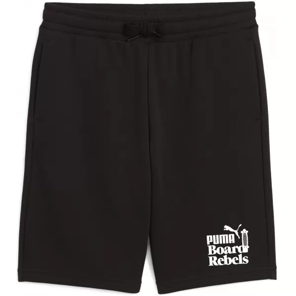  Kratke hlače PUMA MID90S LONG SHORTS 685151_01 PUMA ČRNA 