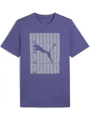 Srajca PUMA GRAPHICS WORDING TEE 684825_46 MODRI ​​KRISTAL