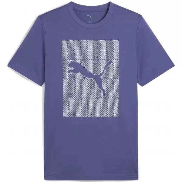  Srajca PUMA GRAPHICS WORDING TEE 684825_46 MODRI ​​KRISTAL 