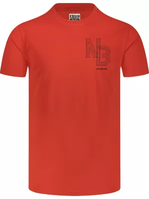 Moška majica s kratkimi rokavi NORDBLANC NBSMT8161 ORANŽNA