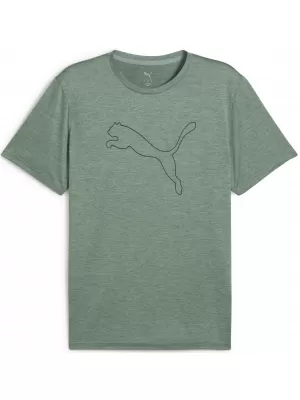 Srajca PUMA M TAD ESS HEATHER CAT TEE 525907_30 ZELENA LUNA HEATHER