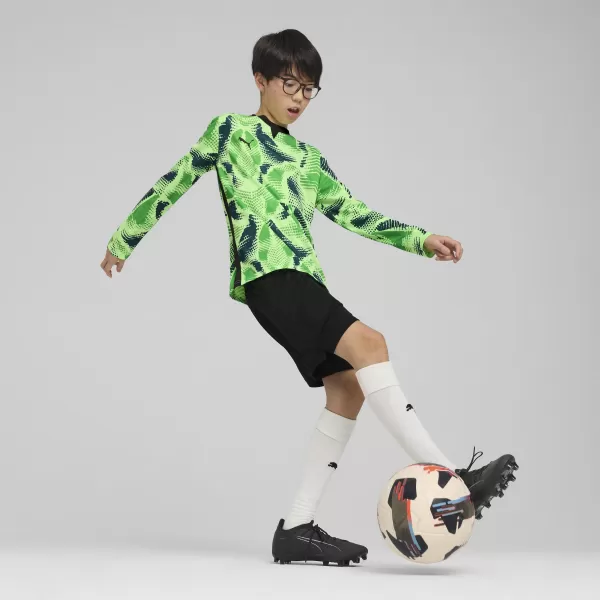  Otroški dres PUMA TEAMTARGET GK LS JERSEY JR 706521_20 FIZZY LIME / FIZZY LIME / PUMA ČRNA 