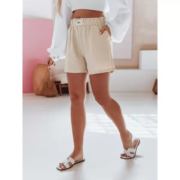  Ženske kratke hlače DSTREET OWN STYLE SY0453 BEŽ 