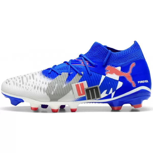  Škornji PUMA FUTURE 8 MATCH FOREVER FG/AG 108423_01 BELA/MODRA/SIVA/ČRNA/RDEČA 