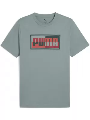 Srajca PUMA GRAPHICS BOX TEE 684827_30 ZELENA LUNA