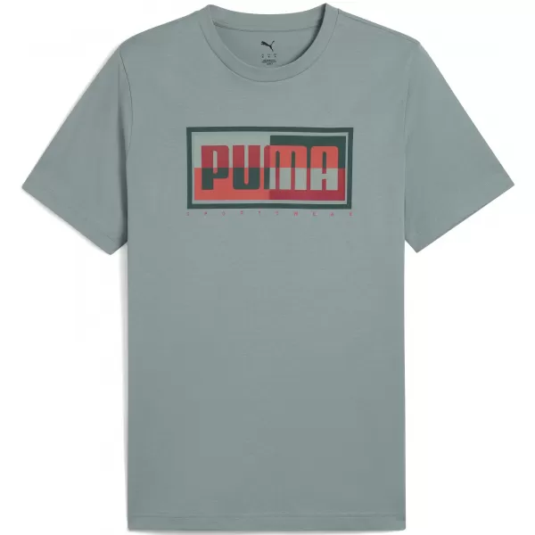  Srajca PUMA GRAPHICS BOX TEE 684827_30 ZELENA LUNA 