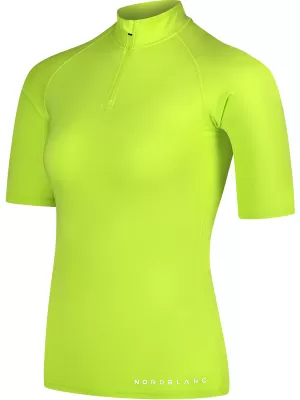 Ženska majica s kratkimi rokavi NORDBLANC PEBBLE NBSLF8092 JANTAR