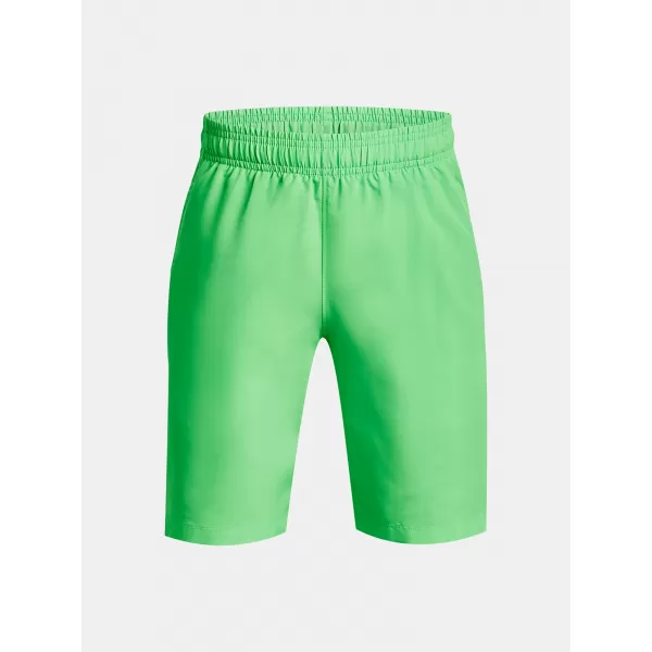 Fantovske kratke hlače UNDER ARMOUR WOVEN GRAPHIC SHORTS 1370178-316 ZELENA 