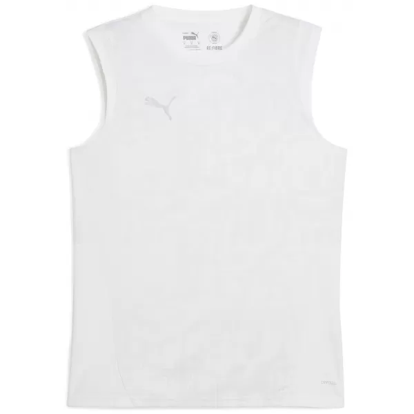 Moški dres PUMA TEAMCUP TRAINING SL JERSEY 659168_04 PUMA WHITE/PUMA SILVER 