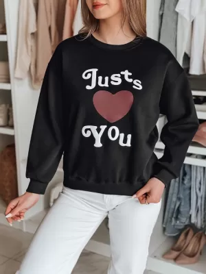 Damske trenirke DSTREET JUST LOVE YOU BY1472 ČRN